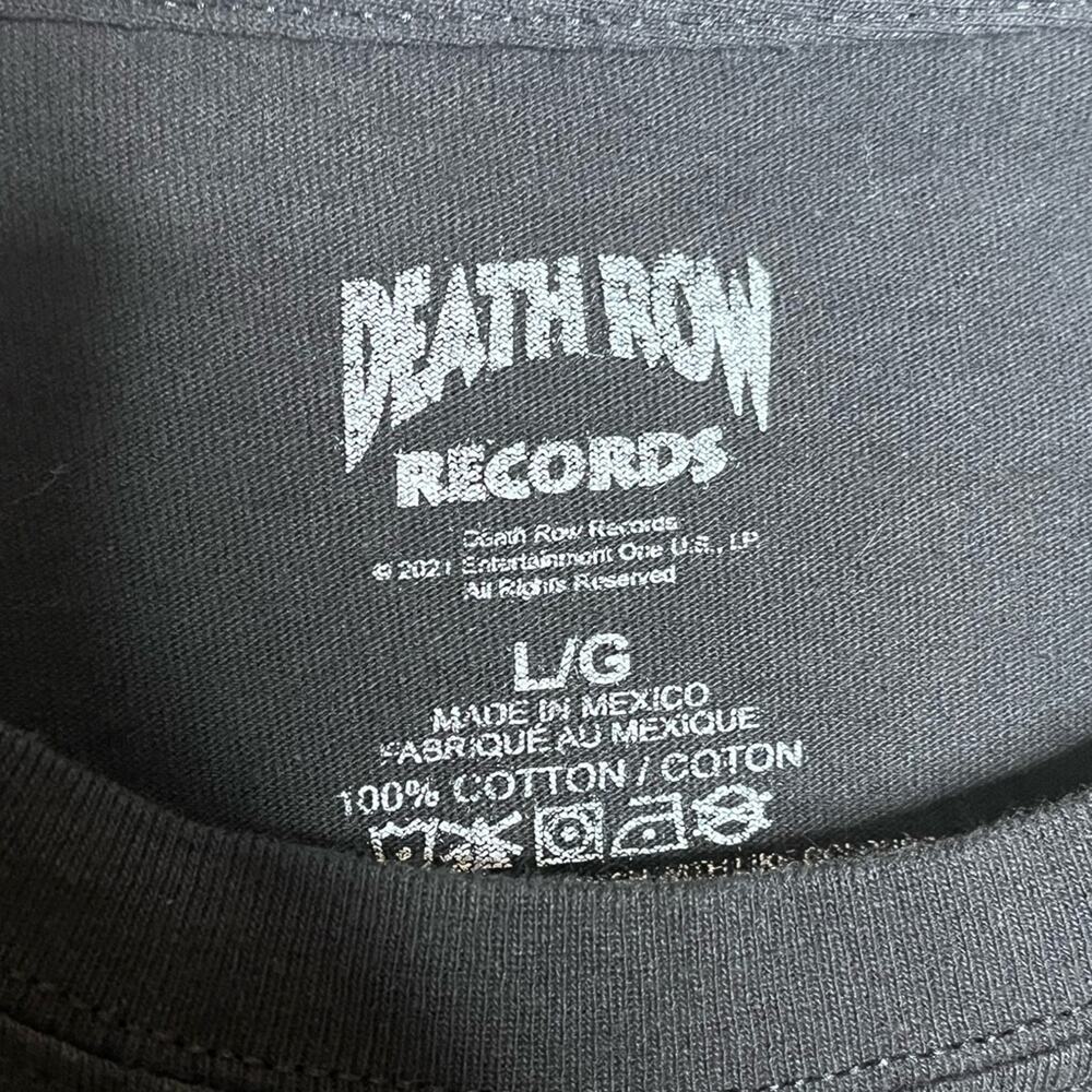 DEATH ROW RECORDS Snoop Dogg Doggystyle Crop Graphic Long Sleeve Tee L - Picture 4 of 4